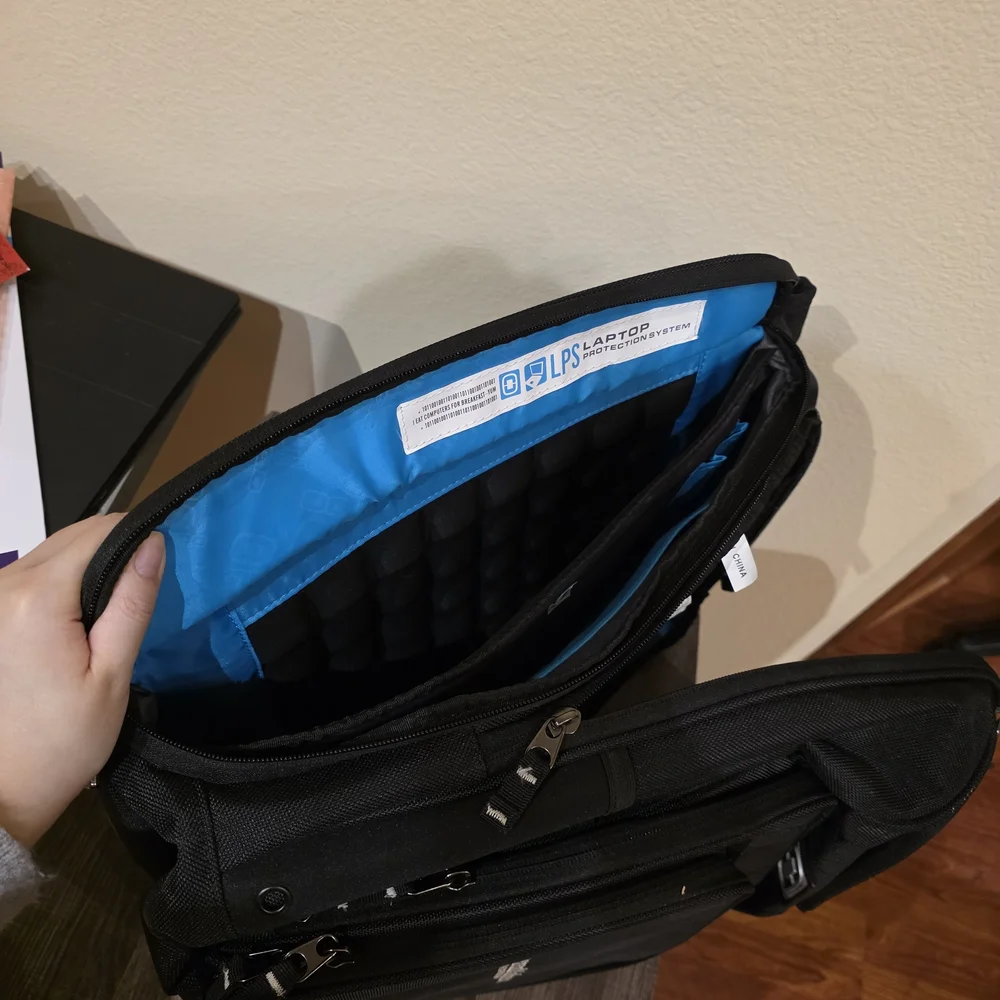 Black Men’s Professional Backpack